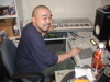 DJ HAZIME IN HIS STUDIO IN TOYKO HE IS A SAMPLE KING